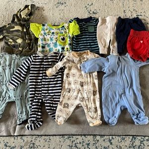 Baby boy Newborn NB bundle (10 pieces)